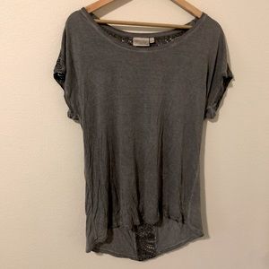 Lace Back T-shirt